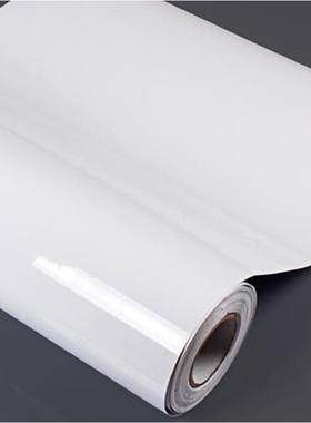 特厚纯白色高自粘光橱贴纸柜防水pvc墙纸壁纸家装波音EZV软片