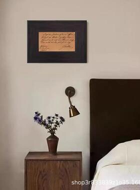 柜复古法式中古风画客厅玄关WVQ装饰挂画餐厅桌面摆画卧室小尺斗