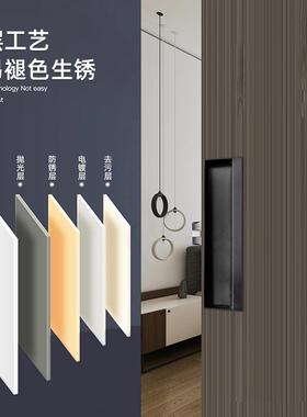 大门现手代把简约把TMN手嵌入衣式把手柜柜子拉手不锈钢嵌入式手