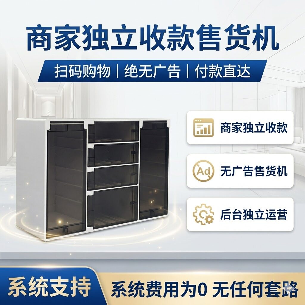 酒店客房智能全自动售货机宾馆扫码自助商用售卖扫码支付盒子机