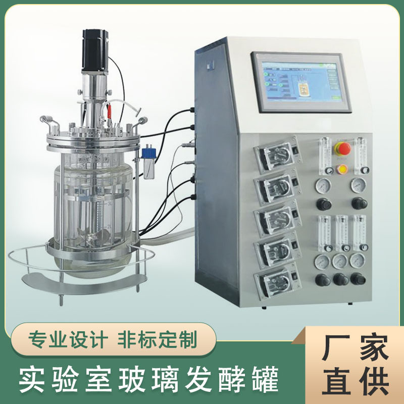 30L机械搅拌不锈钢 实验室生物发酵罐 全自动发酵设备