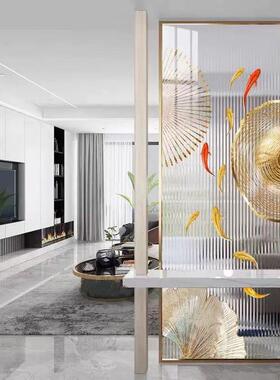 屏风隔断新客厅KVC2025款现隔代简关约客厅入户门玄正对门玻璃屏
