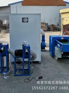 双口沙发抱枕棉机珠棉公46202仔珍棉开松机自动开棉充棉一体充机