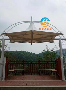 厂家定制膜QUK结小区构休闲遮阳盖加景区户外广场景观棚张拉膜篷