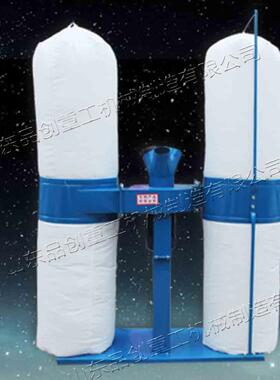 可动工业布袋吸尘机FUC集尘单桶双桶吸尘器吸木工移机械尘设备