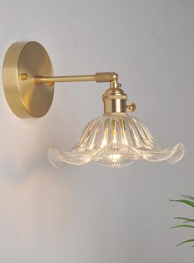式复古壁黄铜灯现代北欧床47182头浴壁灯简约卫生间室镜镜前日灯