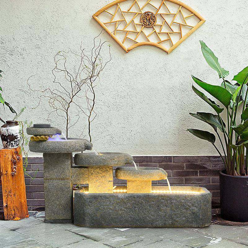 意中台式石创磨水摆件客流厅家居阳花园景观庭院会WJZ所装饰,家居饰品,装饰摆件,淘宝优惠券,粉丝福利购,淘宝优惠卷