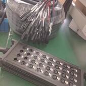 2路多通322道电缆盒5多卡芯卡农信号缆舞台演出接线盒农音频线03M