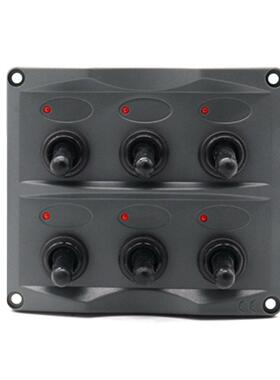 批16610汽车房车发位开6识关面板船用拨动开关标贴纸低压开关