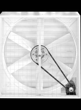 厂家玻璃钢负压风LFN排机流工业排扇轴风机大功率养殖场气扇换气