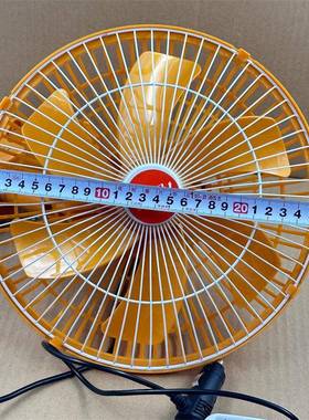 车载风扇12V21714v大货车工程车面轿车包车强风力风制冷头汽摇车