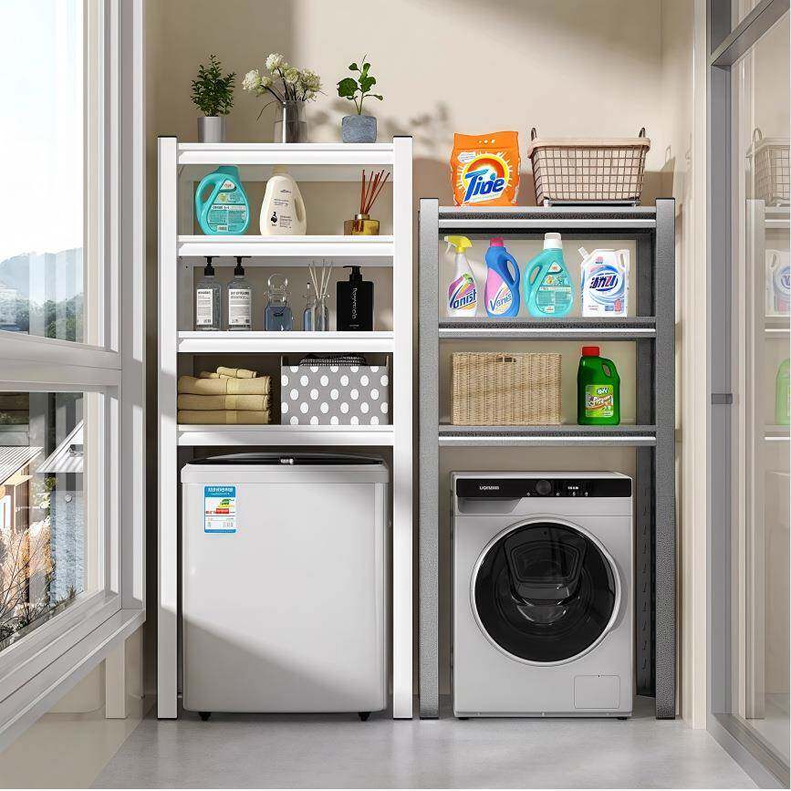 洗衣机架浴室子手柜间置物架阳台收XYJZWJ-2纳仓库层高可调柜子可