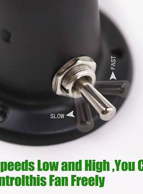 车载扇12车v24v货车通用挖机风铲车大工程汽车电风扇汽大风97901