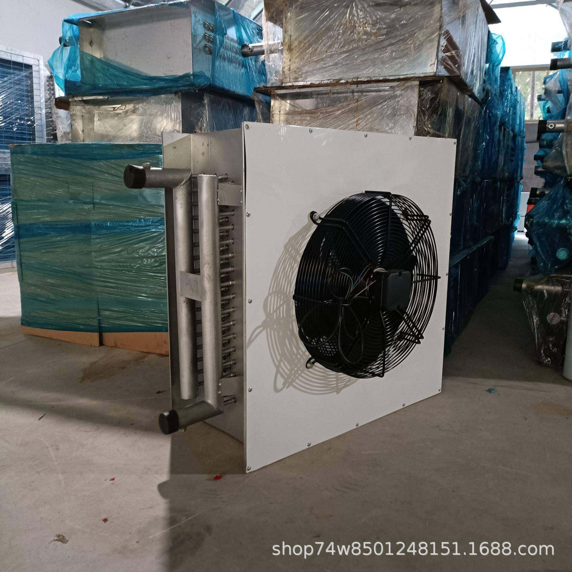 水产养殖棚种植养冬季加温冷暖风水机铜管温换热器大畜牧热殖6241