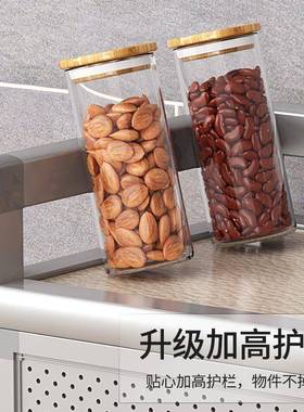 厨房物架带置能柜门落地多箱层多功橱柜微BMN波炉烤小型置物储物