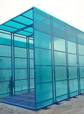 自动机建16023筑工程洗车全地洗轮机免基础大型洗车工槽红外感应