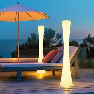 意小大利14731户外蛮腰落地灯太阳能庭灯院露台园景观装饰花草坪