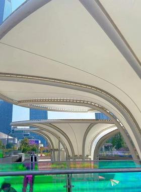 厂家直遮销景区闲阳棚景观膜结59306休构遮雨棚度假酒店张拉膜景