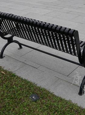 金AYF属铁艺园椅户外公椅园椅闲不锈钢长园林景观休椅座椅现公货