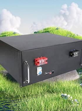 太阳能机架式100a家庭储能4磷50750V酸铁锂太h阳能房8车摆摊露营