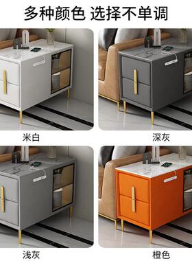 轻奢智沙发边柜木角几客厅窄沙发柜隔断柜家用实储能柜LPR简约现