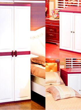 易拆卸简易塑料仿储木衣柜理866PVG塑料宝宝衣柜整柜物柜