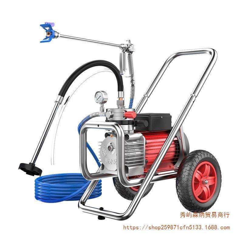 高压无气涂油机乳胶漆专用大功率钢瓦彩漆涂料小喷型电动喷漆7Xxd