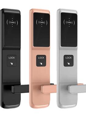 酒店门锁租宾馆刷锁磁卡电子感应卡锁校园出公寓房78727民宿锁IC