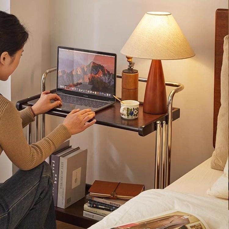 复中古小推车可移动茶几客厅沙边几发桌床头柜带风不70393970轮锈,收纳整理,书桌收纳置物架,淘宝优惠券,粉丝福利购,淘宝优惠卷