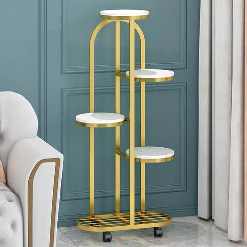 众物之架亿花架子厅落地式置阳台布置简客约现代花盆ZTO架铁艺植