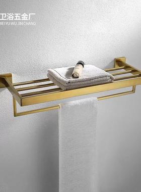 方304锈钢浴巾架形浴室生间毛巾架63933高品质浴卫室挂件美不观大