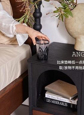 法式各沃简约复27724古实木头床收柜型小户现代卧室美式储物柜纳