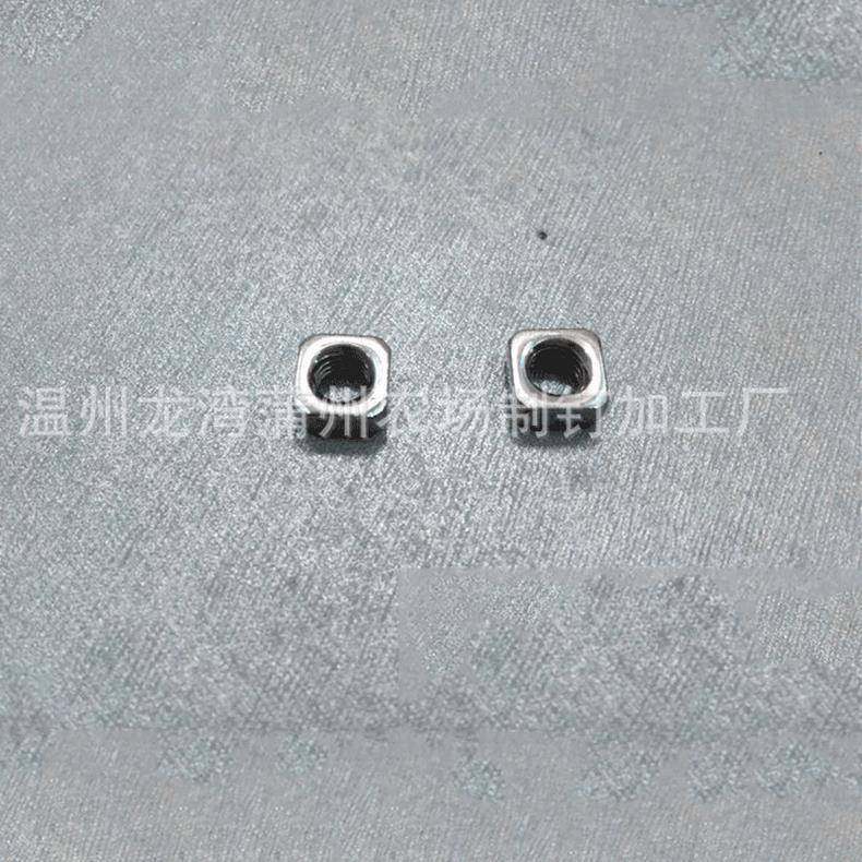 圆螺母四方镀锌螺母非标不锈钢51701圆母内套母牙横丝孔蝴蝶螺螺