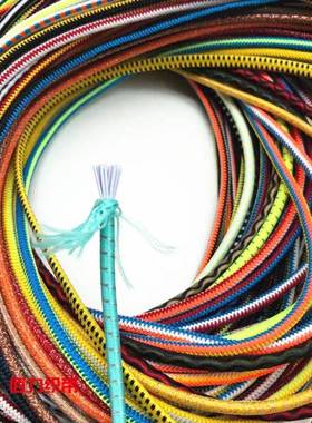 特KOR殊圆形松紧带彩色弹间色圆橡松筋点紧高带跳反光抽绳彩色现