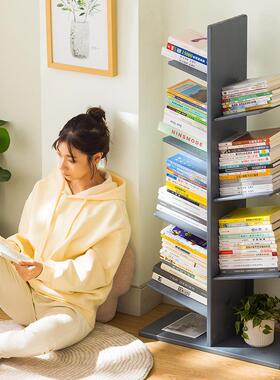 简易书落书地柜儿童阅读2534SXSJ区绘本架靠墙置物架厅家用收纳架