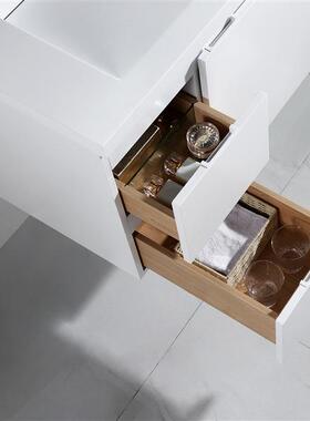 浴柜程厂家式白色烤漆浴柜洗漱台洗手DFK池浴柜出口工浴室柜美室