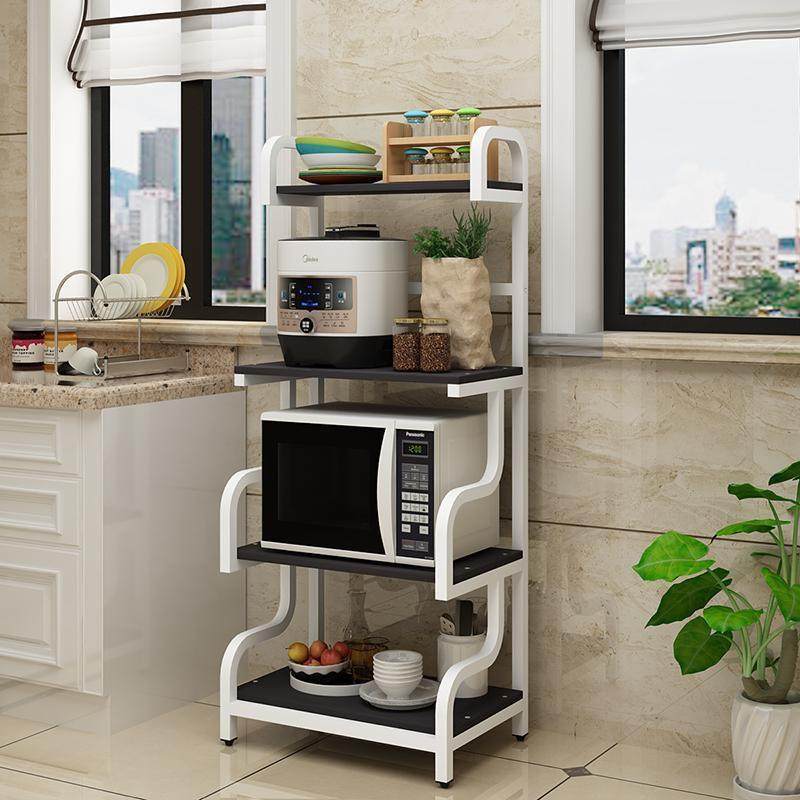 厨房用品用具架落地物多层置物微波炉置物架家FOW用厨房收架储架