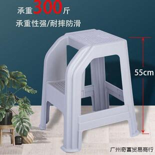 汽车店车凳级子塑料33829升高低理货凳凳脚踏两步子台阶二步梯凳
