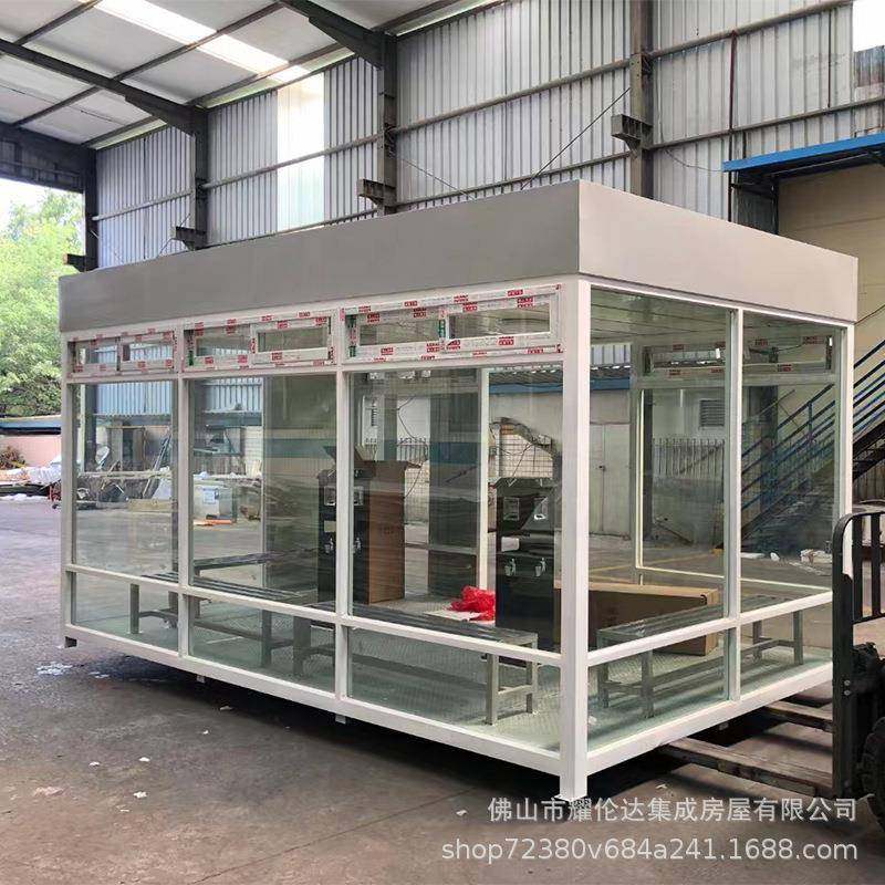 户吸外吸烟亭休息吸烟烟亭现货吸WNO烟室移动棚区吸烟室外休息吸