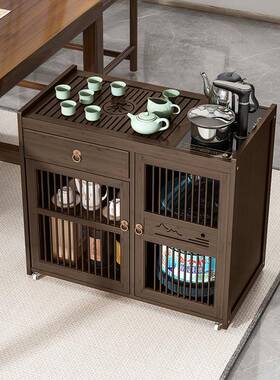 桌移动茶台小茶家用水柜阳茶茶车台al-68960茶几具茶盘烧水壶一体