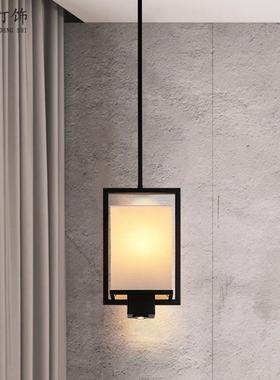 新中卧室床吊头式吊灯现代中式小灯中国复古玄关灯走廊过风H828道