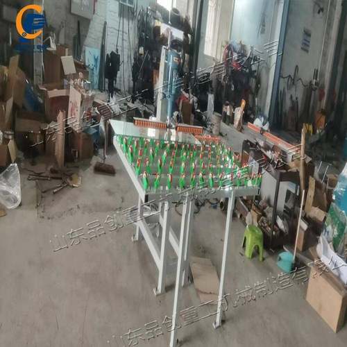 小型头直磨边机中控玻璃磨简单KEU易打机台式线直线鸭嘴倒棱机