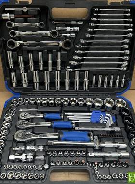 025新棘款216件车工具套装汽修维修汽车修套筒扳手组2套90478轮快