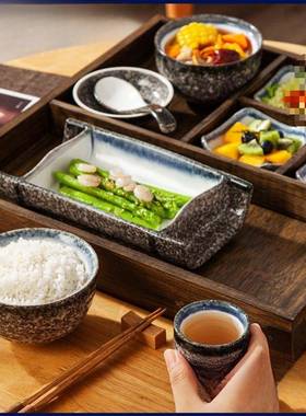 托盘会月餐早餐餐具餐式AL100374厅餐具子民宿日所分餐盘食盒带酒