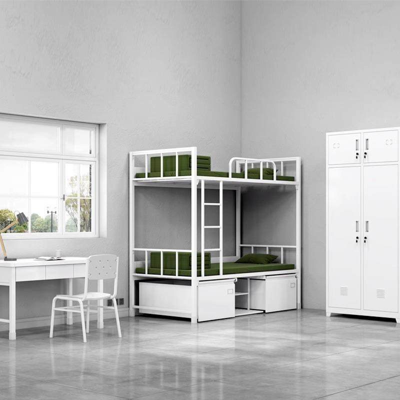 营房上下层铺铁EEX架床单位寝宿舍双床室柜单人内务学习桌椅制式