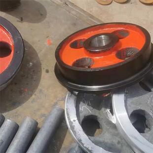 矿防用轮对钢铸铁铸心空矿车轮对平板车防尘-1水矿车轮矿用钢轨轮