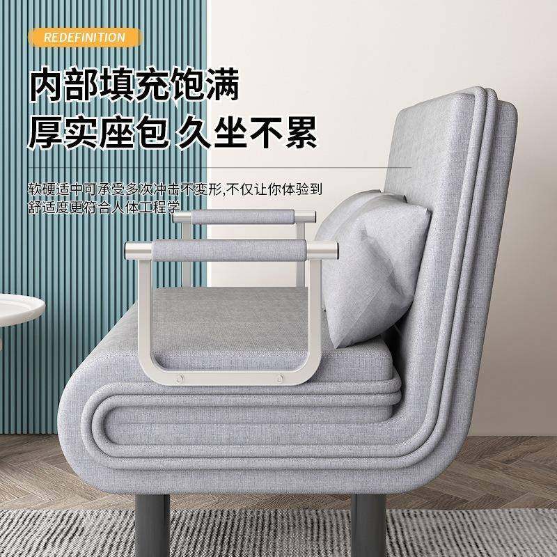 懒沙发床可折叠收无品牌/推拉纳公寓小户型两厅用客简约人折叠沙