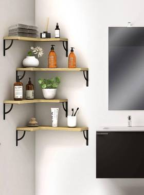 浮动壁FDJ015架简约木质墙字上装置物架客一隔板墙面厅卧室饰加厚