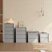 现奶油风二三四约五斗全实木A03斗柜卧室柜代简收纳柜客厅抽屉柜