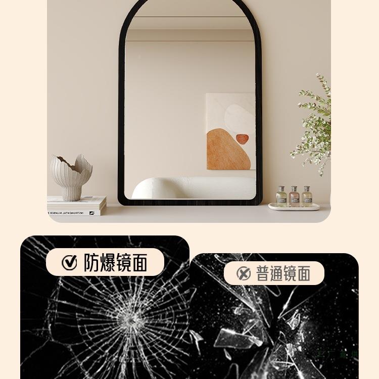 古风化妆镜梳妆厅台镜子可壁挂桌面家中梳妆镜客玄738关复古装饰